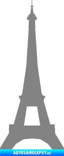 Samolepka Eifelova věž 001 šedá