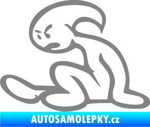 Samolepka El nino levá šedá