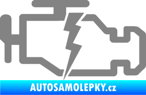 Samolepka Engine fail 002 motor šedá