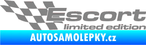 Samolepka Escort limited edition levá šedá