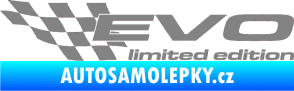 Samolepka Evo limited edition levá šedá