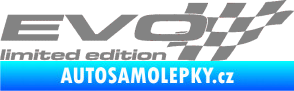 Samolepka Evo limited edition pravá šedá