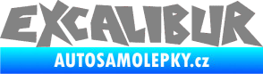 Samolepka Excalibur šedá
