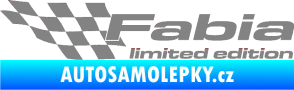 Samolepka Fabia limited edition levá šedá