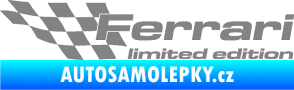 Samolepka Ferrari limited edition levá šedá