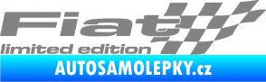 Samolepka Fiat limited edition pravá šedá