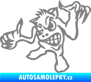 Samolepka Formelák levá šedá