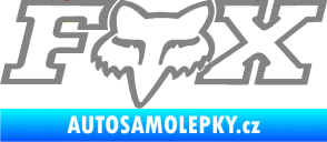 Samolepka Fox 001 šedá