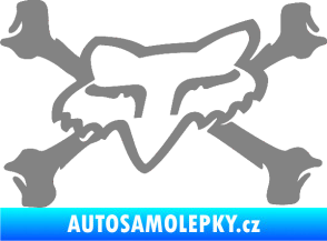 Samolepka Fox 004 šedá