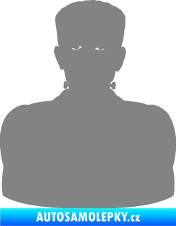Samolepka Frankenstein  šedá