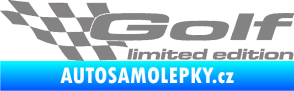 Samolepka Golf limited edition levá šedá
