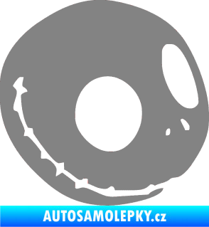 Samolepka Halloween 012 pravá šedá