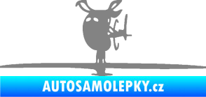 Samolepka Helikoptéra model 001 levá šedá