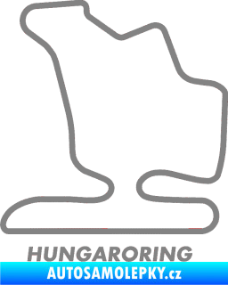 Samolepka Okruh Hungaroring šedá