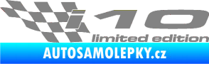 Samolepka i10 limited edition levá šedá