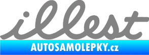 Samolepka Illest 001 šedá