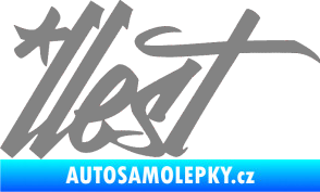 Samolepka Illest 002 šedá