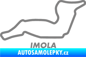 Samolepka Okruh Imola šedá