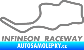 Samolepka Okruh Infineon Raceway šedá