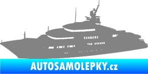 Samolepka Jachta 003 levá šedá