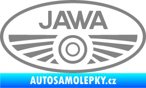 Samolepka Jawa logo šedá