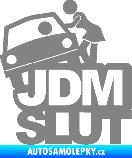 Samolepka JDM Slut 001 šedá