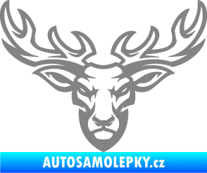 Samolepka Jelen 006 šedá