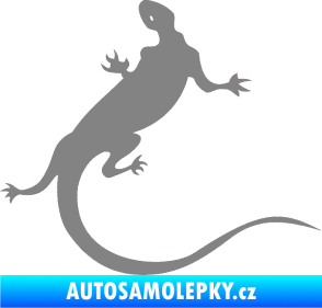 Samolepka Ještěrka 004 pravá šedá