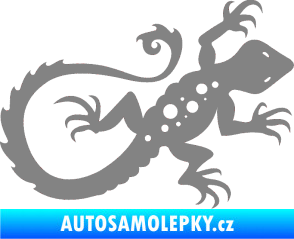 Samolepka Ještěrka 012 pravá šedá