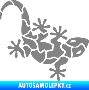 Samolepka Ještěrka 015 pravá šedá