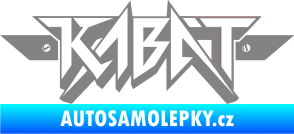 Samolepka Kabát 003 šedá