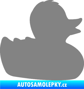 Samolepka Kachnička 001 pravá šedá