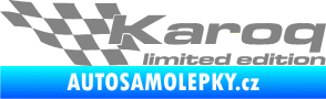 Samolepka Karoq limited edition levá šedá