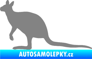 Samolepka Klokan 003 levá šedá