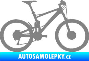 Samolepka Kolo 001 pravá - (horské kolo) šedá