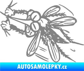 Samolepka Komár 002 levá šedá