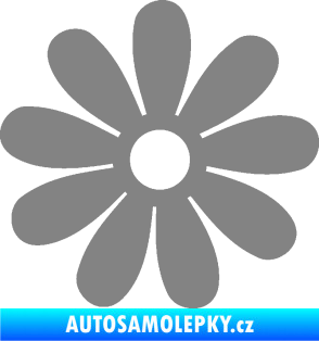 Samolepka Kopretina 001 šedá