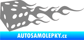 Samolepka Kostky 002 levá šedá