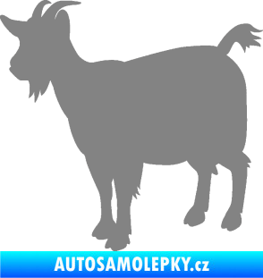 Samolepka Koza 001 levá šedá