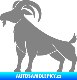 Samolepka Kozel 005 šedá