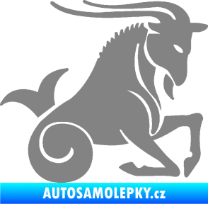Samolepka Kozoroh 004 pravá šedá