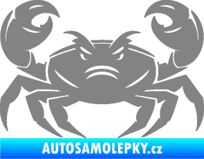 Samolepka Krab 003 šedá