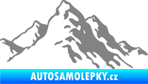 Samolepka Krajina hory 006 pravá šedá