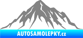 Samolepka Krajina hory 010 pravá šedá