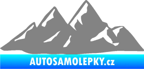 Samolepka Krajina hory 014 pravá šedá