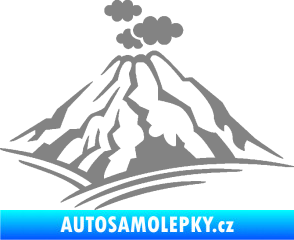 Samolepka Krajina hory 018 pravá šedá