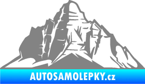 Samolepka Krajina hory 022 levá šedá
