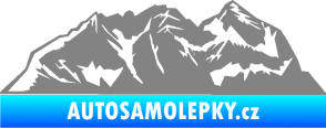 Samolepka Krajina hory 024 levá šedá