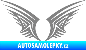 Samolepka Křídla 005 šedá