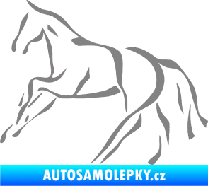 Samolepka Kůň 024 levá šedá